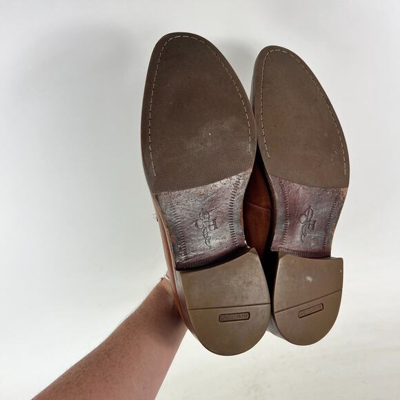 Cole Haan Warner Grand Penny Loafers Men\'s 10 Brown Tan Leather Slip-On C11444 main image 6